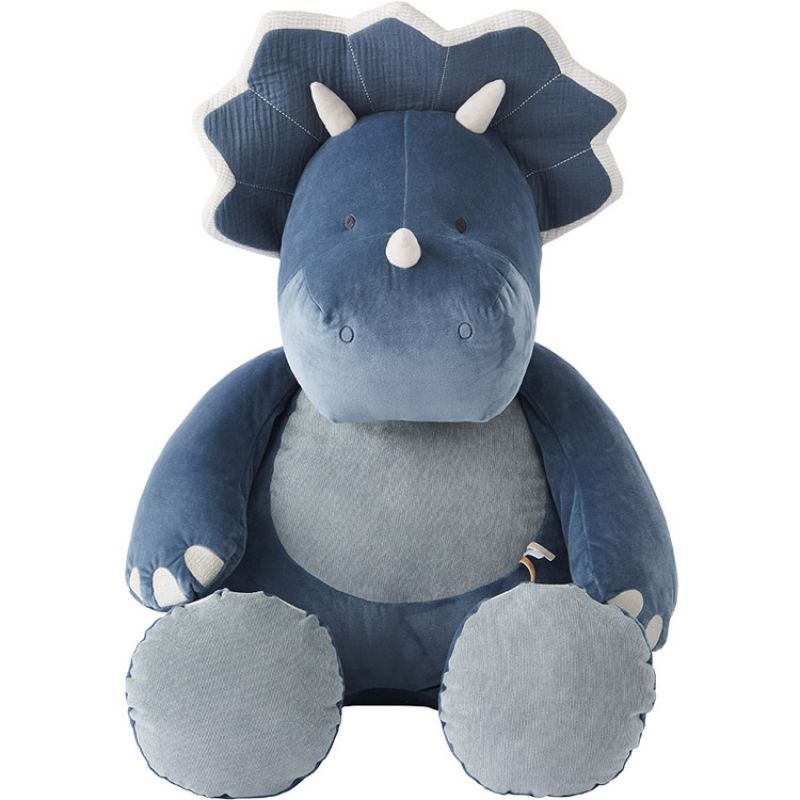 Peluche géante en veloudoux Ops le tricératops TSO (90 cm) Noukie's Produit 1 grande taille