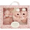 Coffret Chaussons et Doudou Rose Lapin Doudou  par Doudou et Compagnie