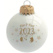 Boule de Noël Mon 1er Noël 2023  par Baubels