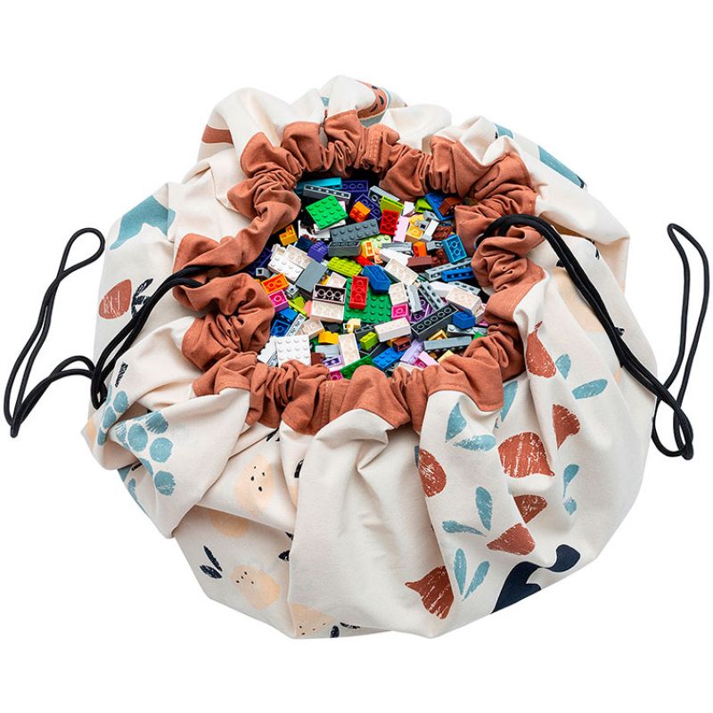 Sac à jouets 2 en 1 réversible Noomad Original Veggie numbers Play&Go Produit 1