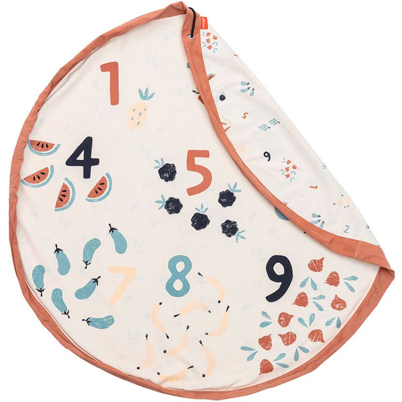Sac à jouets 2 en 1 réversible Noomad Original Veggie numbers Play&Go Produit 8