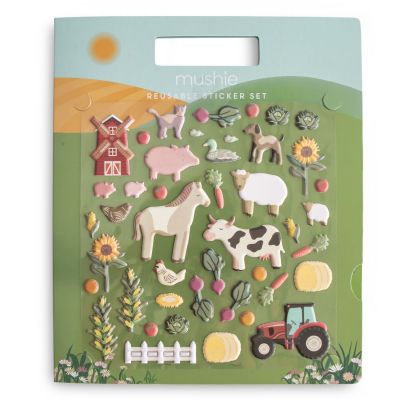 Autocollants réutilisables Sticker Book Farm