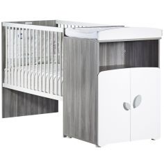 Lit bébé combiné évolutif New Leaf (60 x 120 cm) - Baby Price
