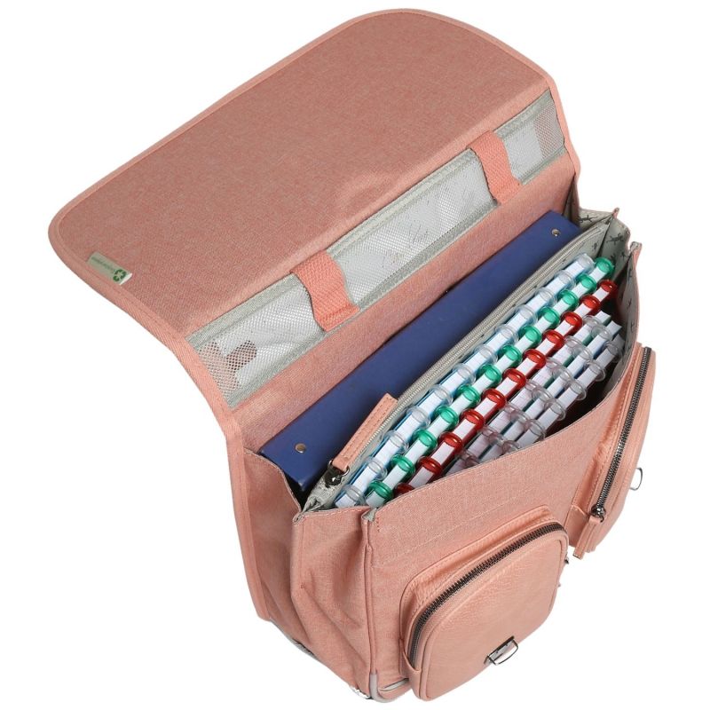Cartable à roulettes Totaly Pink (38 cm) Caméléon Produit ouvert 5