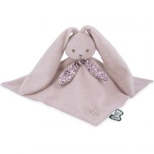 Doudou plat Lapinoo rose  par Kaloo