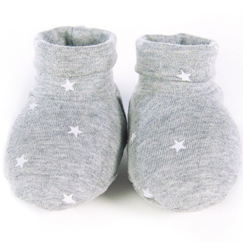 Chaussons de naissance Gaby gris Walking Mum