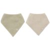 Lot de 2 bavoirs bandana Soft Matcha-Sand Jollein Produit 3
