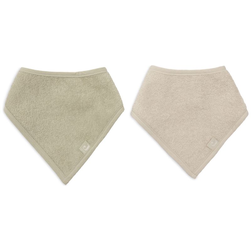 Lot de 2 bavoirs bandana Soft Matcha-Sand Jollein Produit 3