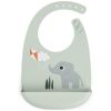 Bavoir silicone Playground Vert Done by Deer Produit 1