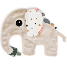 Doudou attache-sucette Elphee Sable - Done by Deer