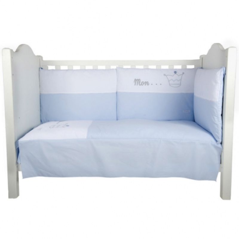 Tour de lit Mon...Prince bleu (pour lits 60 x 120 cm et 70 x 140 cm) Maison Nougatine