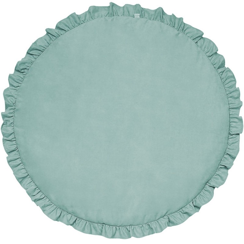 Tapis de jeu à volants vert d'eau Cotton&Sweets