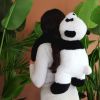 Peluche géante Panda lesté PODCOLL (75 cm) Histoire d'Ours Ambiance 4