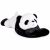 Variation Noir du produit Peluche géante Panda lesté PODCOLL (75 cm) de la marque Histoire d'Ours
