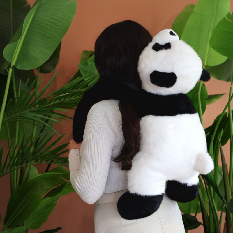 Peluche géante Panda lesté PODCOLL (75 cm) Histoire d'Ours Ambiance 4
