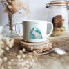 Tasse en porcelaine Ours polaire montagne (personnalisable)  par Gaëlle Duval