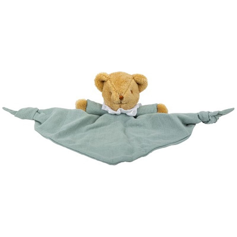 Doudou plat avec hochet Ours Celadon Trousselier Produit 3