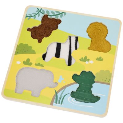 Puzzle tactile Savane (5 pièces)