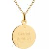 Collier chaîne médaille Mont Carmel personnalisable (plaqué or) Petits trésors Produit 3