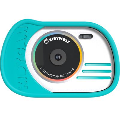 Appareil photo numérique et vidéo Kidycam Waterproof cyan  par KIDYWOLF