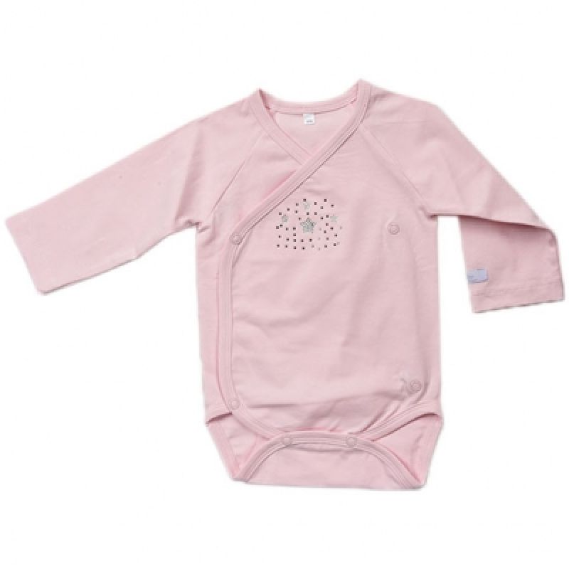 Body manches longues rose Etoiles (3 mois) Maison Nougatine
