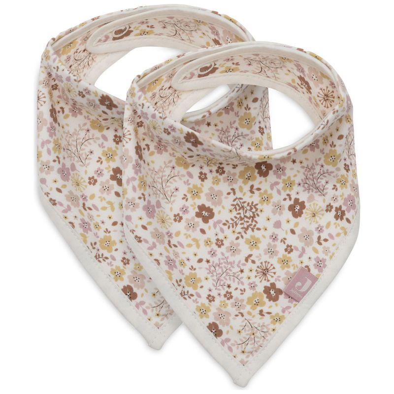 Lot de 2 bavoirs bandana Flower Fairies Jollein Produit 1