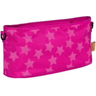 Sac à poussette étoile magenta Lässig
