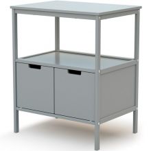 Commode à langer en bois de hêtre Essentiel gris  par AT4