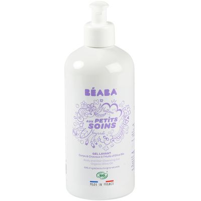 Gel lavant corps et cheveux à l'huile d'olive bio (500 ml) Béaba