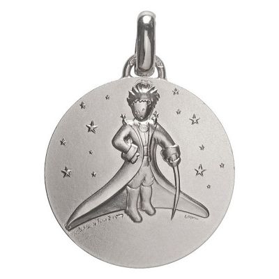 Médaille Petit Prince dans les étoiles (Argent 925°) Monnaie de Paris