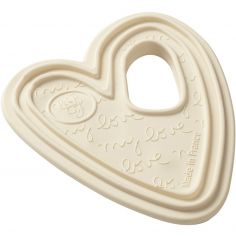 Anneau de dentition cœur Off-white - Le Biberon Français
