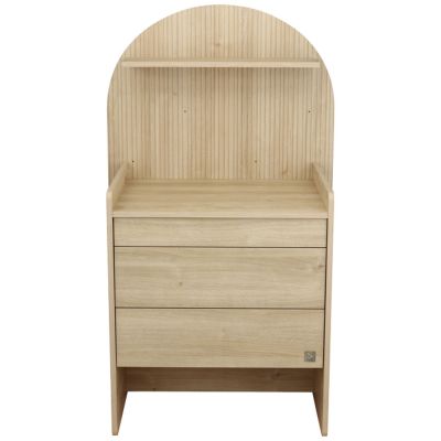 Commode à langer évolutive en bureau Arche Chêne strié Sauthon mobilier