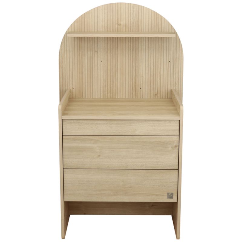 Commode à langer évolutive en bureau Arche Chêne strié Sauthon mobilier Produit 1