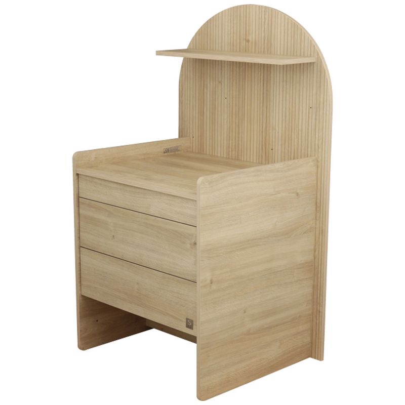 Commode à langer évolutive en bureau Arche Chêne strié Sauthon mobilier Produit 3
