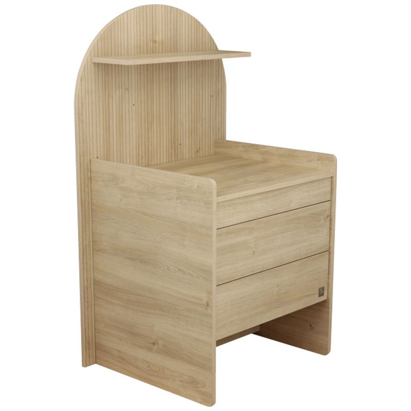 Commode à langer évolutive en bureau Arche Chêne strié Sauthon mobilier Produit 4