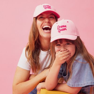 Casquette enfant Drama Queen denim rose (3-6 ans)