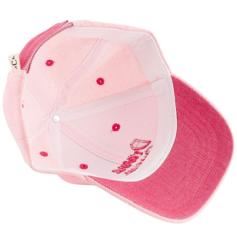 Casquette enfant Drama Queen denim rose (3-6 ans) Chamaye Produit 4