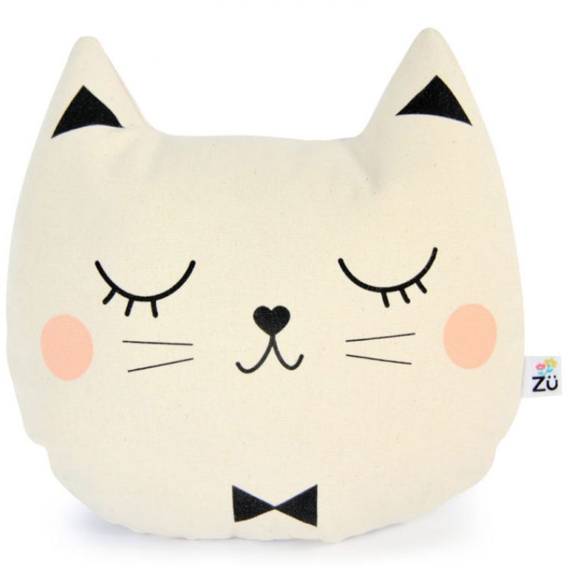 Coussin chat Edmond (20 x 21 cm) Zü