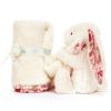 Doudou plat Lapin en fleurs Cream Jellycat Produit 6