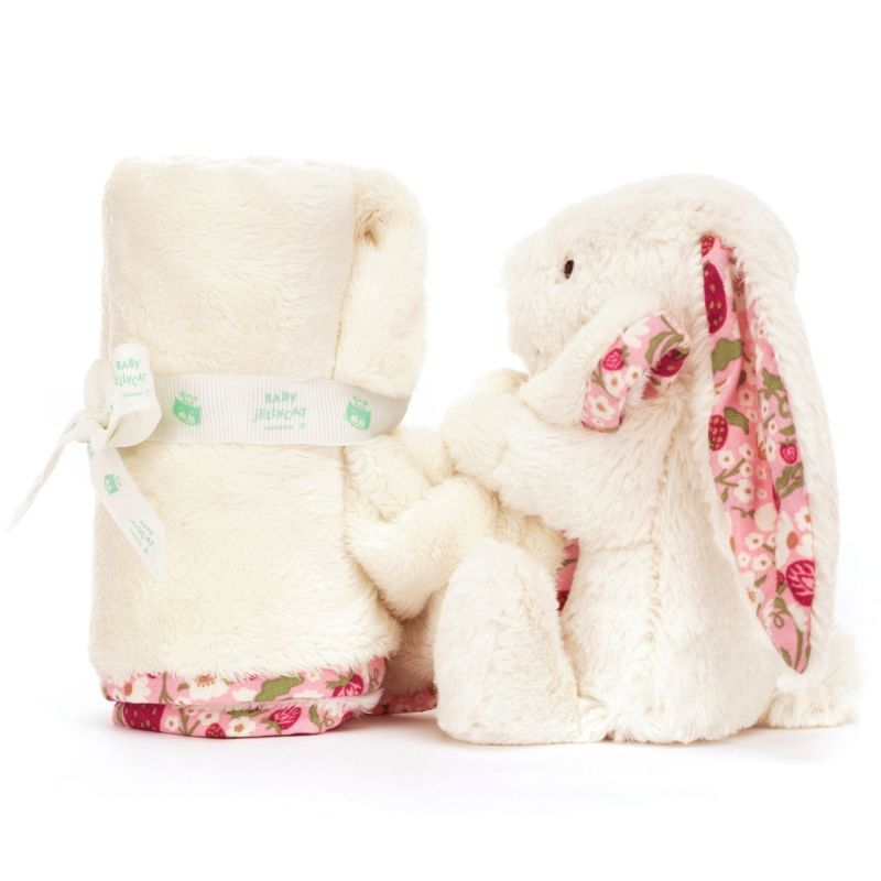 Doudou plat Lapin en fleurs Cream Jellycat Produit 6