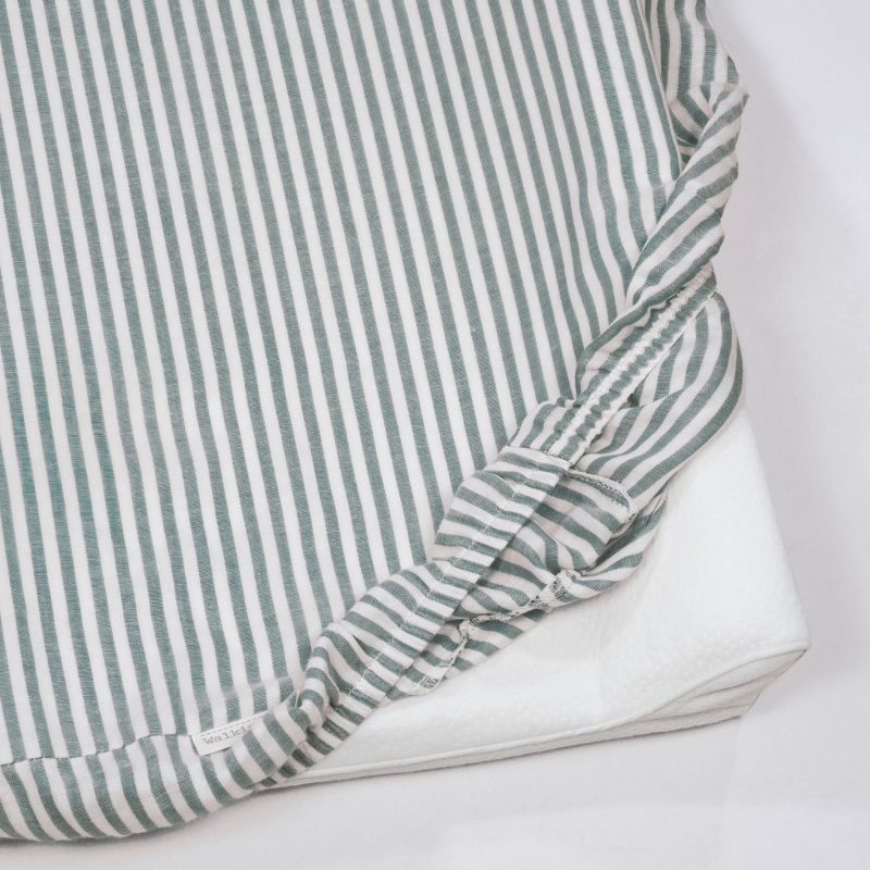 Matelas à langer avec housse Home Praliné Rayures Matcha Walking Mum Produit 5