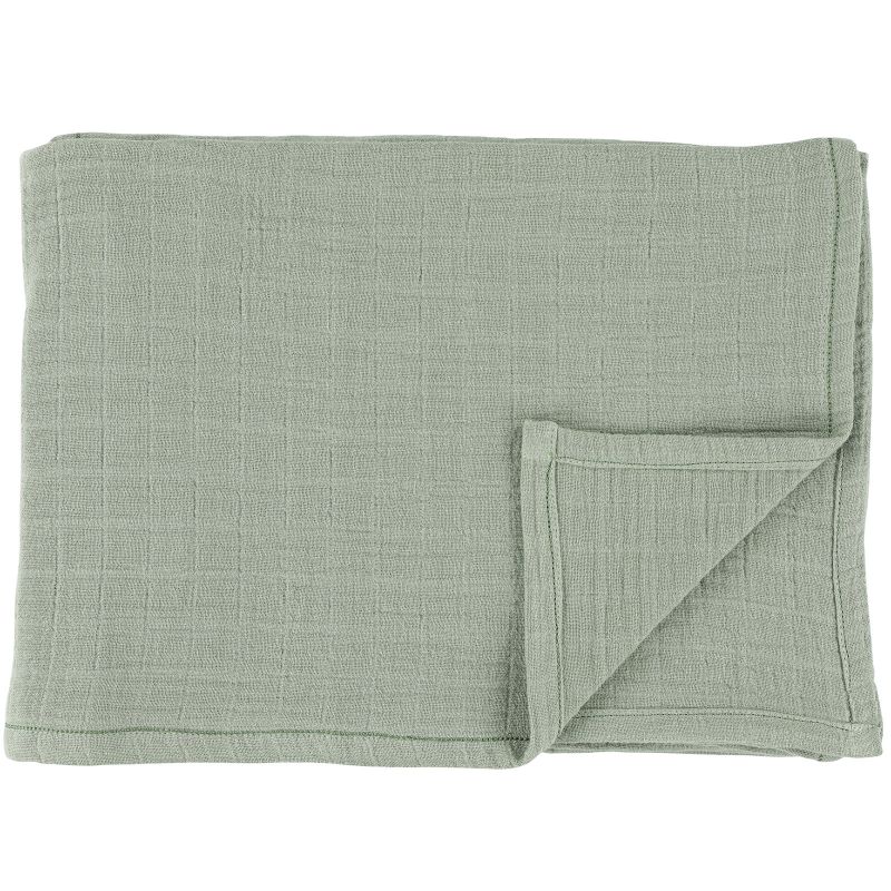 Lot de 3 langes en mousseline de coton Bliss Olive (55 x 55 cm) Trixie