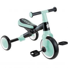 Tricycle évolutif 2 en 1 Pastel Menthe-Noir - Globber