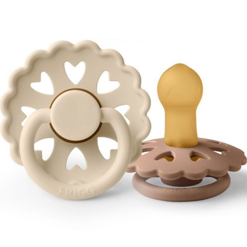 Lot de 2 sucettes en latex Fairytale Duckling-Emperor (0-6 mois) Frigg