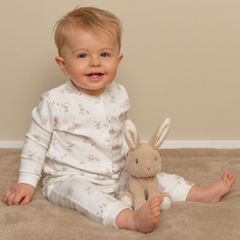 Image d'ambiance de présentation du produit Peluche Lapin Baby bunny (15 cm) - Little Dutch