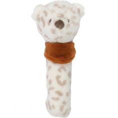 Anello Dentizione Nattou Boris & Jungo | Peluche Panda Rosso E Silicone, 16 Cm, Vegano, Arancione, Per Neonati