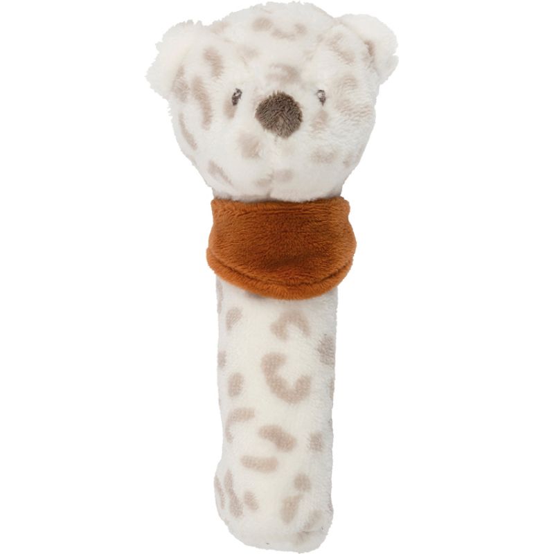 Hochet peluche Jungo Léopard des neiges Boris & Jungo (16 cm) Nattou