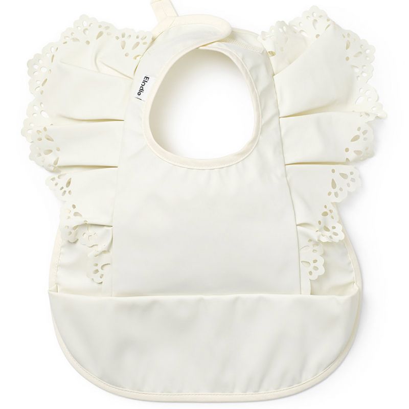 Bavoir à poche Vanilla White Elodie Details Produit 1 grande taille