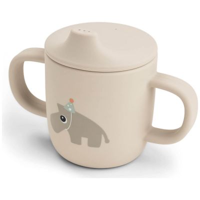 Tasse à bec à 2 anses en silicone Celebration Sable