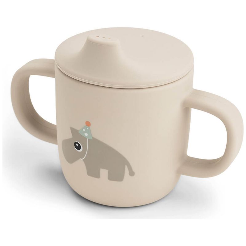 Tasse à bec à 2 anses en silicone Celebration Sable Done by Deer Produit 2